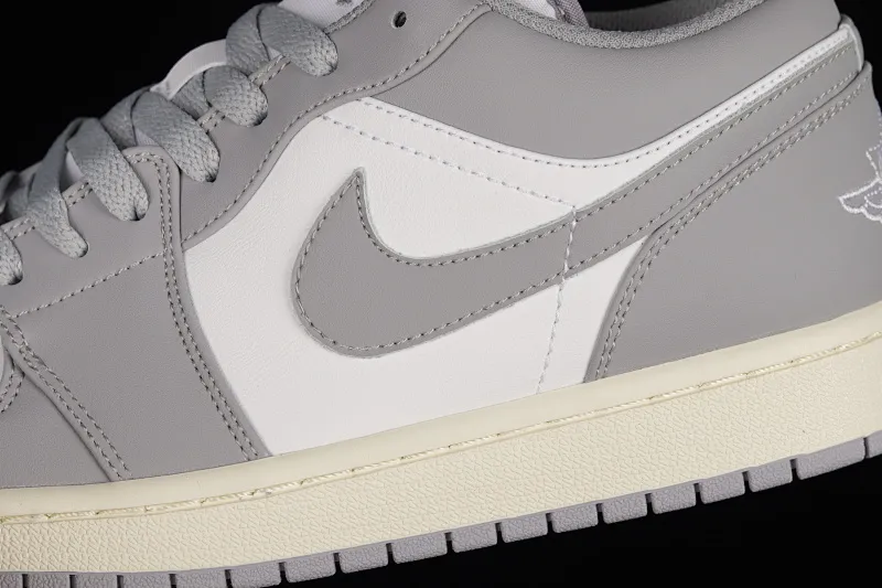 All categories Air Jordan Jordan series basketball shoes Air Jordan 1 Low Air Jordan 1 Low "Vintage Grey" AJ Joe 1 white gray 553558-053
